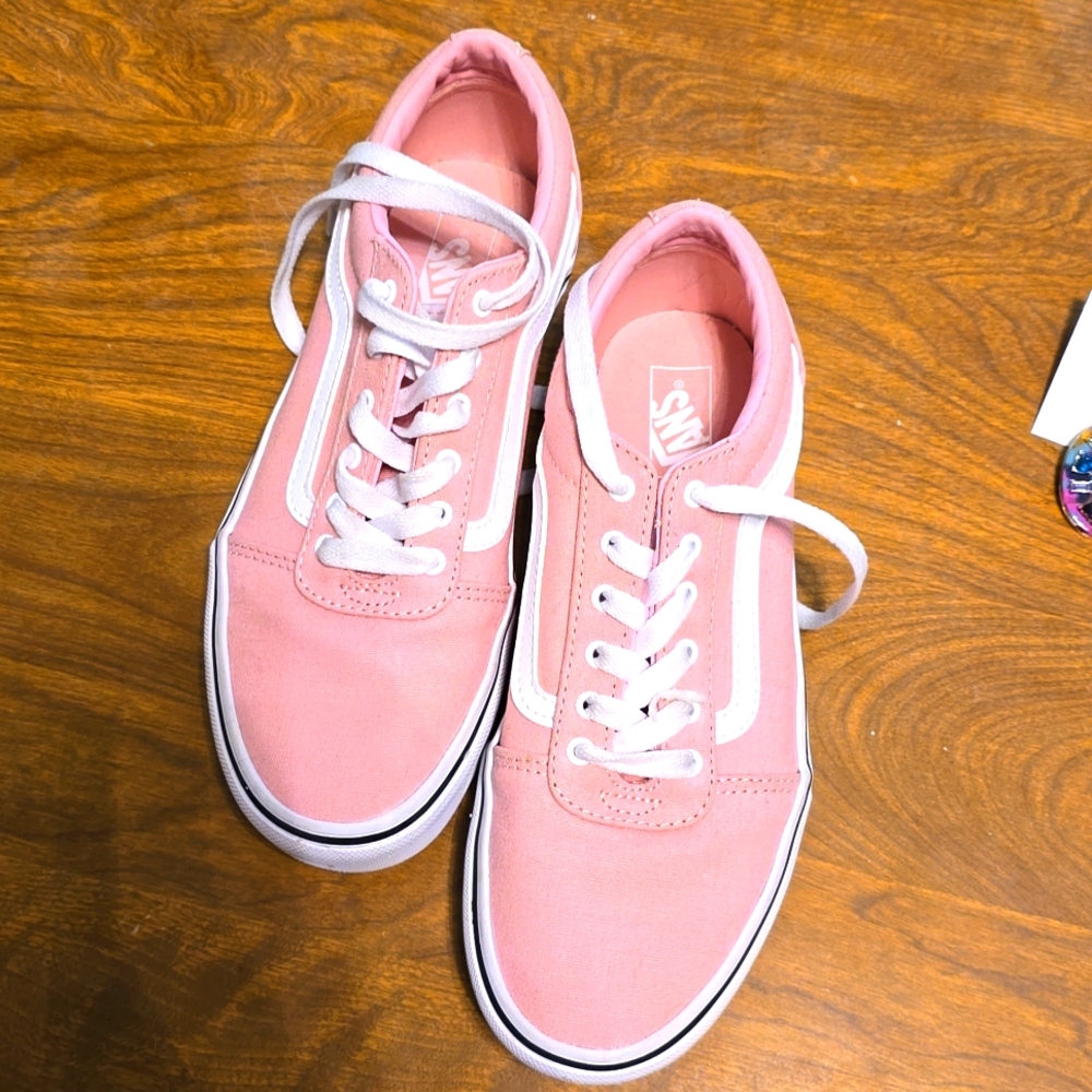 Vans carnation pink girls sz 5